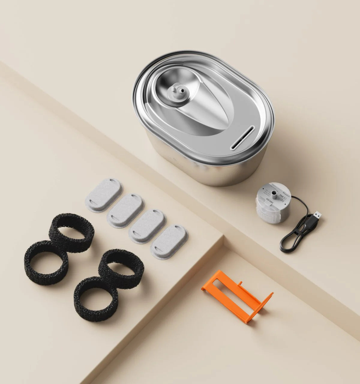 Stainless Steel/Rainbow Replacement Pump