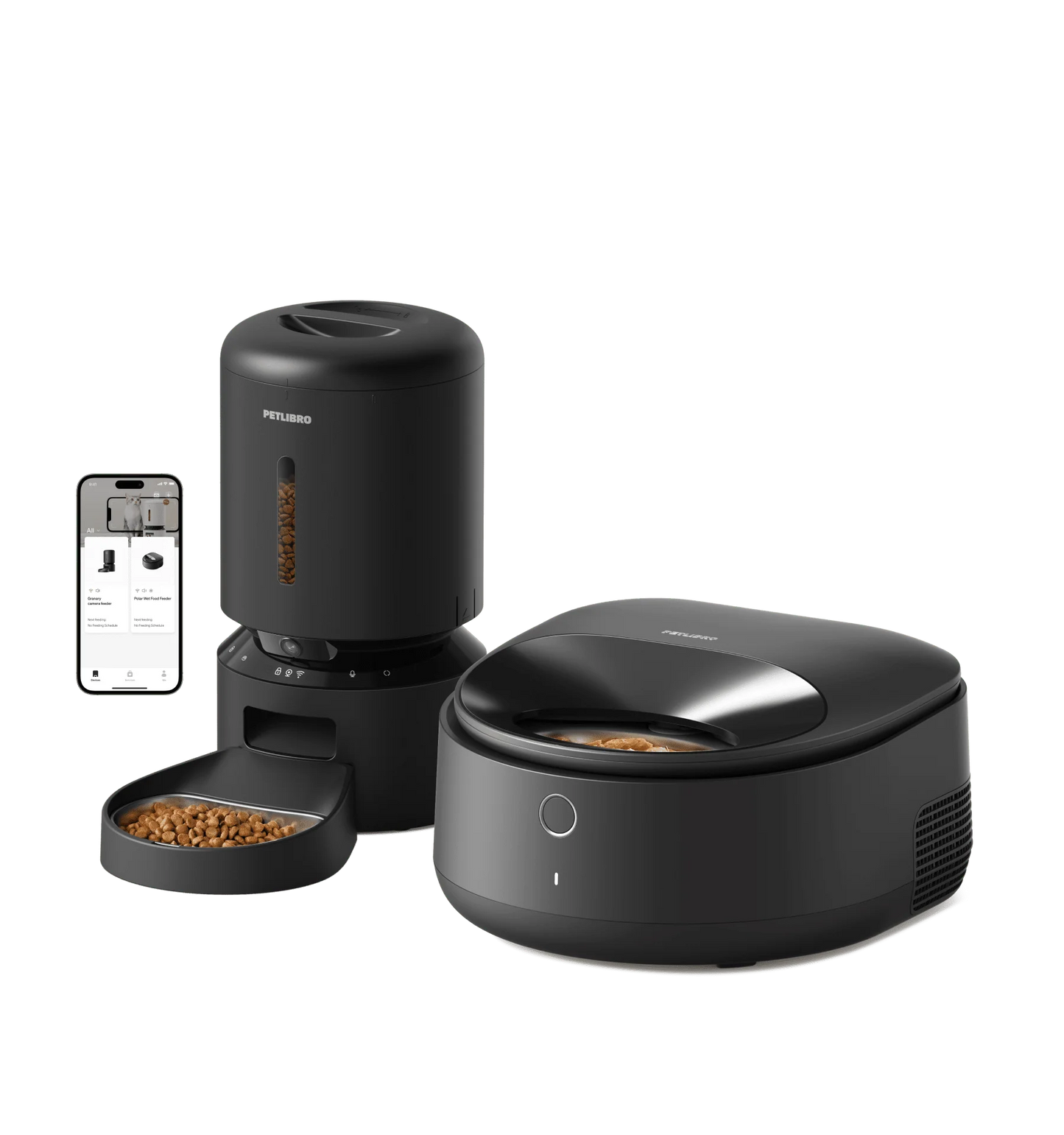 Polar Wet Food Feeder & Granary Camera Feeder Bundle