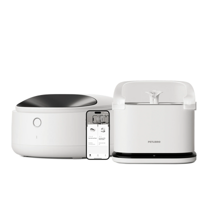 Polar Wet Food Feeder & RFID Smart Fountain Bundle