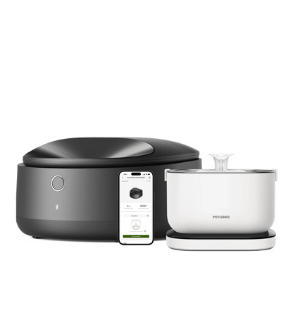 Polar Wet Food Feeder & Cordless Fountain Bundle