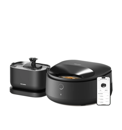 Polar Wet Food Feeder & Cordless Fountain Bundle